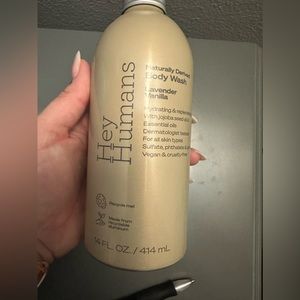 Hey humans naturally derived lavender vanilla bodywash 14fl oz